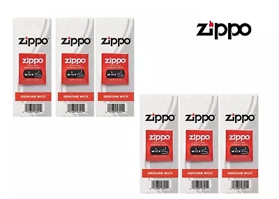 Genuine Zippo Wicks Value Pack - 6 Pack - Brand New Sealed - FREE SHIPPING • $10.99