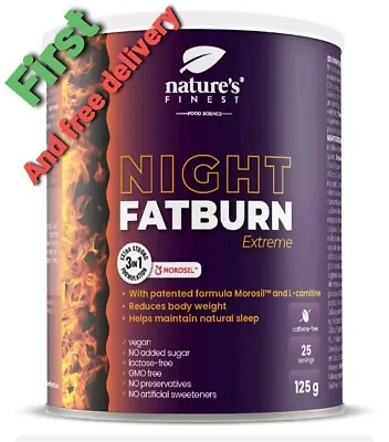 Nature's Finest Night FatBurn Extreme 4in1 Fat Burner For The Night With Morosil • £18.55