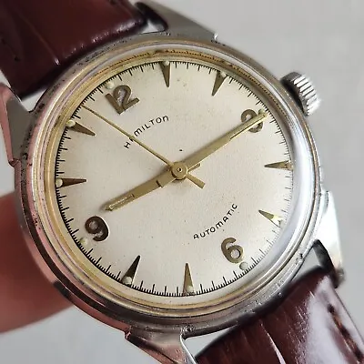 Vintage HAMILTON Men's Automatic Watch Cal.667 17Jewels Military Swiss 1950s • $259