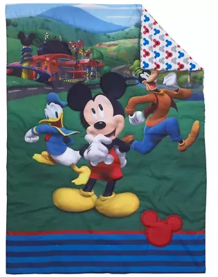 Mickey Mouse  Toddler Bedding Comforter Only 42  W X 57  • $14.99