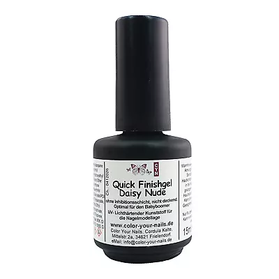 5ml Quick Finishgel Daisy Nude Finishgel Milky Rose Nude Great For Baby Boomers • £2.86