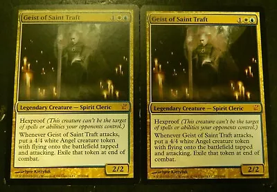 MTG Geist Of Saint Traft X2 Innistrad Mythic Rare (2011) Excellent - NM • $7.99