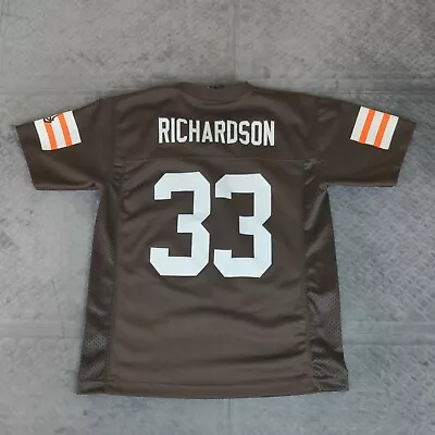 $11.05 • Buy Trent Richardson Jersey Cleveland Browns NFL Apparel Boys Youth Medium 10 12 Kid