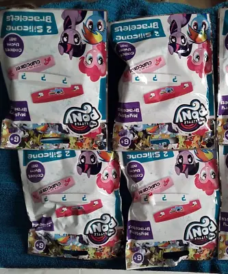 Lot Of 5 (NOT4) MY LITTLE PONY Mystery Silicone BRACELETS* 5 Packages* NEW • $12.99