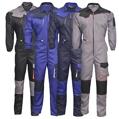 Men's Work Wear Overalls Boiler Suit Coveralls Mechanics Boilersuit • $39.98