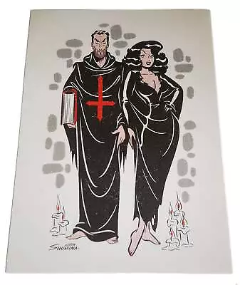 Wizard And Witch 5x7 Mini-Poster - Shubina Art (Pinup Horror) • $5