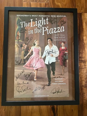 $100 • Buy Broadway Poster Light In The Piazza Cast Signed