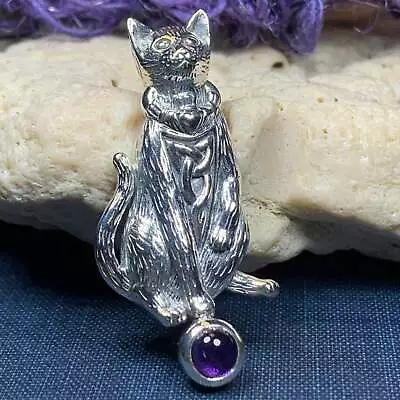 Playful Cat Necklace • $85