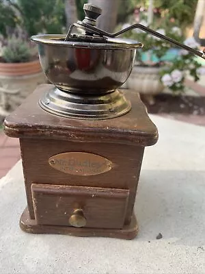 Mr Dudley International Vintage Coffee Grinder Hand Crank Antique • $26.99