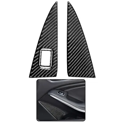 For Mercedes Benz CLA GLA Carbon Fiber Interior Door Storage Cover Trim 3Pcs  • $14.61