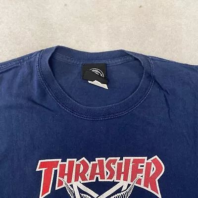 Thrasher Graphic Tee Thrifted Vintage Style Size M • $17.50