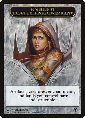 EMBLEM Elspeth Knight-Errant / Knight ~ Modern Event [ NearMint ] [ Magic MTG ] • $5.66