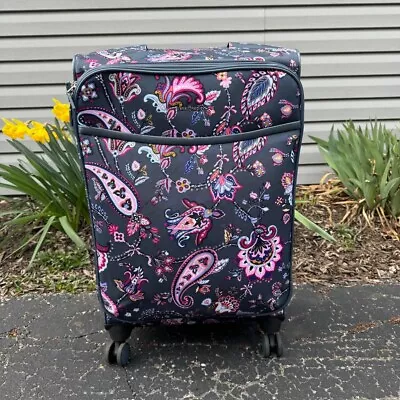 Vera Bradley Spinner Suitcase 27  Felicity Paisley Travel Luggage MSRP $330 • $249.77