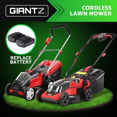 Giantz Cordless Lawn Mower Electric Lithium Battery Powered Push Lawnmower • $231.95