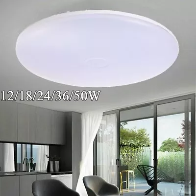 £1.99 • Buy Modern LED Ceiling Light Panel Down Lights Living Room Bathroom Wall Lamp12-50W