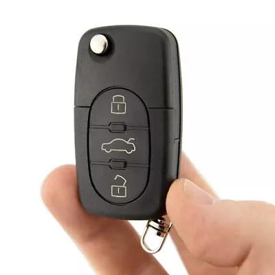 3 Buttons Car Key Fob Case Shell With HAA Blade Fit For Audi A2 A3 A4 A6 A8 TT • $5.72