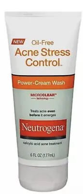 $12.99 • Buy Neutrogena Acne Stress Control Prower-Cream Wash - 6 Oz Fast Free Shipping