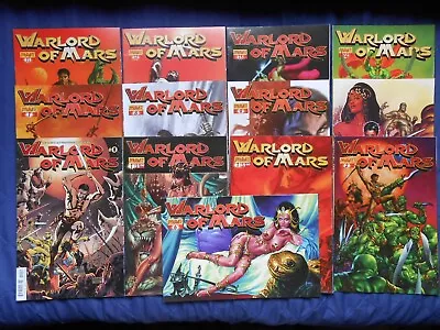 Warlord Of Mars #0-22 Lot Of 13 Parrillo Jusko Campbel Covers Dynamite VF+/NM • $35