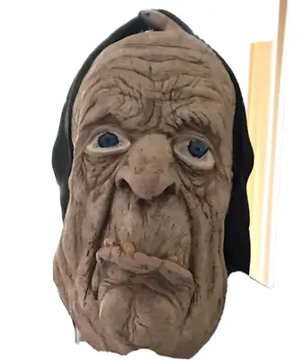 Vintage The Paper Magic Group Creepy Old Man Mask Latex 2004 • $15