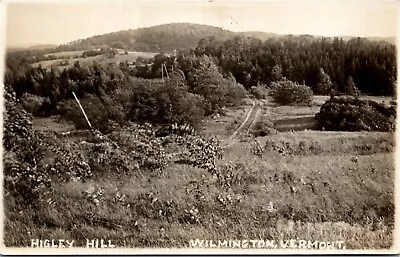 RPPC Postcard VT Windham County Wilmington Higley Hill Dirt Road ~1915 S72 • $13.55