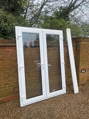 Exterior External Upvc Double Glazed French Doors In Frame With Cill • £154