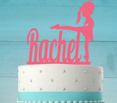 Girl Ballerina Dancer Personalized Cake Topper Ballerina Decor Dance  LT1050 • $26
