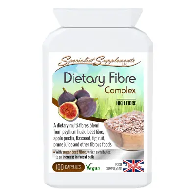 £11.10 • Buy Dietary Fibre Complex V4 , 100 Caps; Multi-Fibre Formula; Specialist Supplements