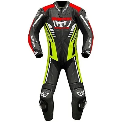 Berik Motorbike Racing Suit Motorcycle Riding Suit Motogp Cowhide Leather Suit • $349