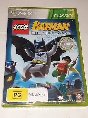 LEGO BATMAN : THE VIDEO GAME - XBOX 360 GAME - Complete With Manual - FREE POST • $10.99