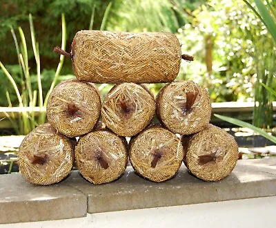 £8.49 • Buy 4 Or 8 Pack Of Barley Straw Logs - Natural Green Water Algae Treatment For Ponds