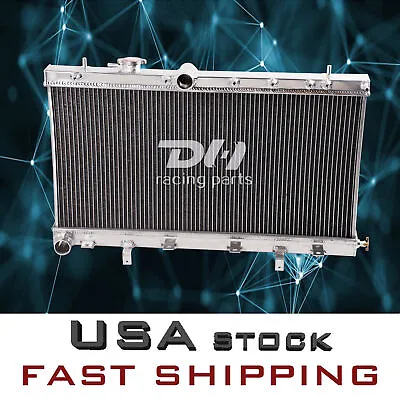 2Row Aluminum Radiator For 2002-2007Subaru Impreza WRX RS TS Outback 2.0 2.5L MT • $115