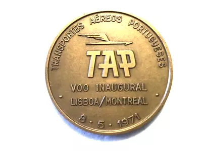 TAP - AIR PORTUGAL - Voo Inaugural Lisboa/Montreal • $15