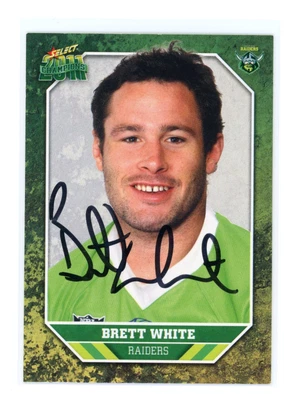 $0.99 • Buy ✺Signed✺ 2011 Select Champions Brett White (Raiders) Signed NRL Card