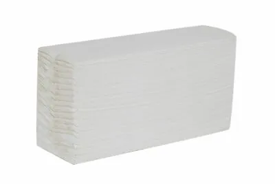 White C Fold Paper Hand Towels 2 Ply Premium Quality Tissues Multi Fold • £9.99