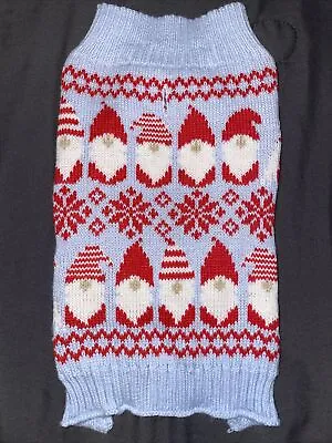 $9.99 • Buy Dog Pet Sweater  Christmas Theme Cold Weather Medium