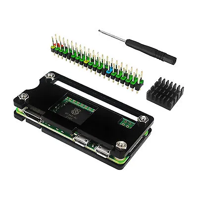 Acrylic Shell Case Pin Heatsink Protective Case Kit For Raspberry Pi Zero W • $11.07