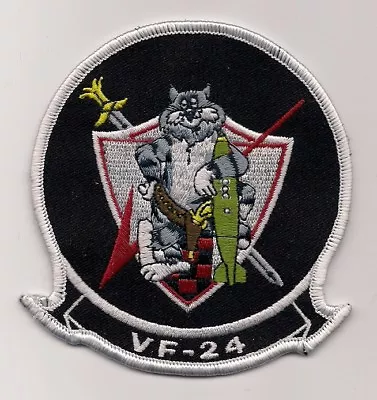 USN VF-24 BOMBCAT Patch F-14 TOMCAT FIGHTER SQN • $5.99