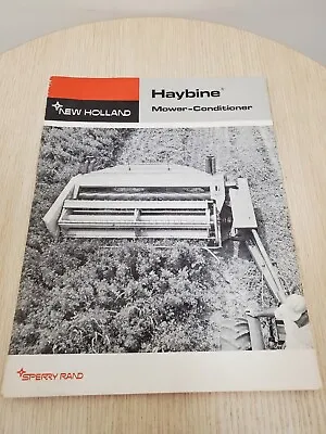 New Holland Haybine Mower-Conditioner Specifications / Sales Brochure  • $15