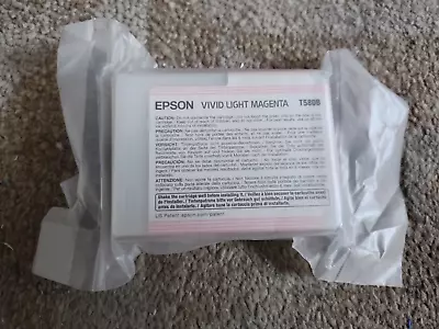 2015 Genuine Epson T580B Vivid Light Magenta Ink Stylus Pro 3880 80ml New Sealed • $50