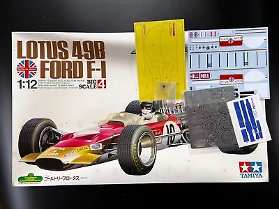 TAMIYA 1/12 LOTUS 49B FORD F-1. ITEM12004 W/Full Decals & P/E From JAPAN • £124.04