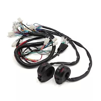 Motorcycle Electrical Main Wire Harness W Handlebar Switch Kit For CG125 • $38.53