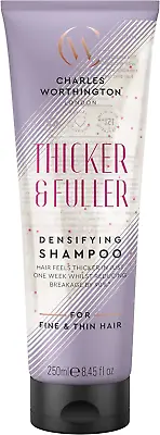 Charles Worthington Thicker And Fuller Shampoo Purple 250 Ml Pack Of 1 • £8.21