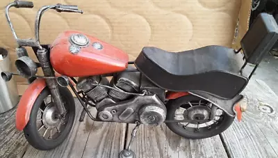 V-Twin Chopper Motorcycle  Steampunk  Handmade Scrap Metal Art • $25