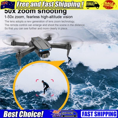$44.10 • Buy Aeroplane USB Charging FPV Drones For Boys Girls (Black 3Battery 2 Camera)