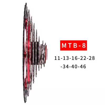 ZTTO 11-46T Bicycle Cassette 8 Speed Mountain Bike Freewheel Steel Flywheel • $183.88