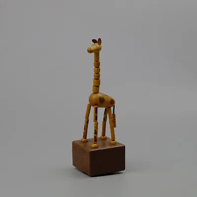 Antique Wooden Push PuppetGiraffe. Czechoslovakia. Circa 1945 • $22.99