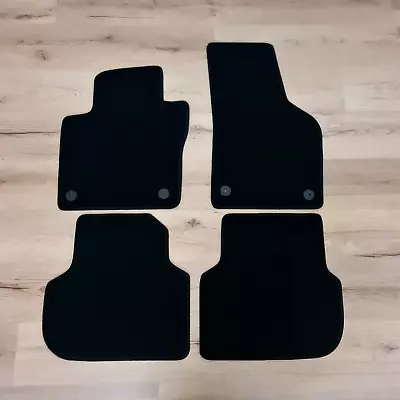 $46.40 • Buy Car Floor Mats Velour For VW Jetta 2011 2017 Carpet Waterproof Black Auto Liners