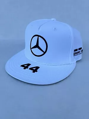 Mercedes Benz AMG Petronas F1 Lewis Hamilton Monster Energy #44 Flatbrim Hat Cap • $35