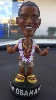 President Obama Hawaii Homie Aloha High Five Bobblehead  Lei And Sandals • $11.99