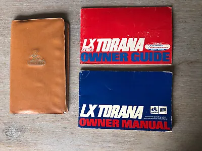 $820 • Buy *Original* 1977 LX Torana Owner's Guide, Manual & Soft Cover